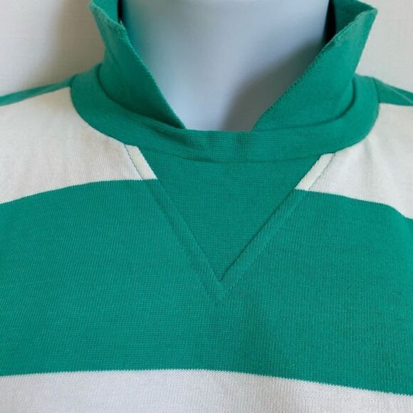 Izod Striped Long Sleeve SZ L Sport Shirt - Picture 5 of 5